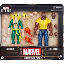 BLISTER FIGURAS IRON FIST & LUKE CAGE CELEBRATING 65 YEARS MARVEL 15CM