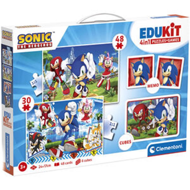 EDUKIT 4 EN 1 SONIC THE HEDGEHOG