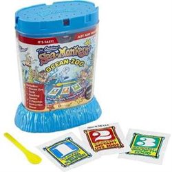 SEA MONKEYS OCEAN ZOO SON PLACTON Y MICRO CRUSTÁCEOS.INCLUYE HUEVOS DE VIDA INSTANTANEA COMIDA CUCHARA E INSTRUCCIONES.