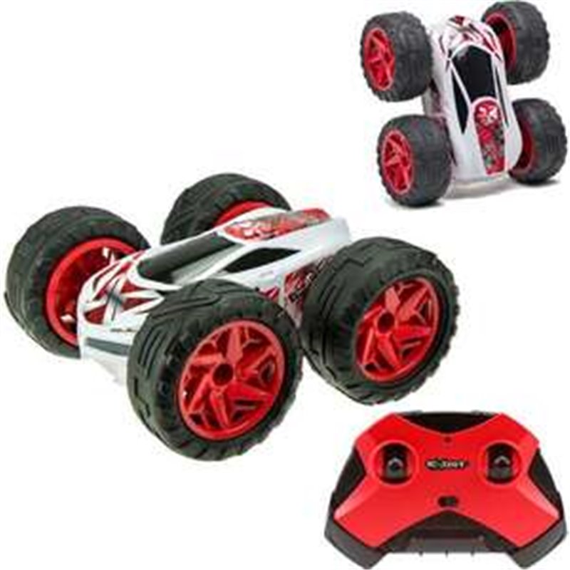 COCHE RADIO CONTROL XTREME WHEELIE CON EQUILIBRADO AUTOMATICO.CONDUCE DE MANERA SALVAJE SOBRE DOS RUEDAS O VUELVE A LAS CUATRO.2