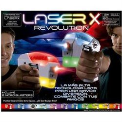 PISTOLA LASER X REVOLUTION MICRO B2 BLASTERS. SISTEMA DE CARGA RÁPIDA. ALCANCE 60 METROS. PERMITE JUGAR DIA Y NOCHE.