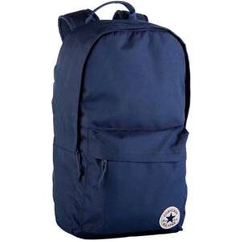 MOCHILA AMERICANA AZUL CONVERSE, COMPARTIMENTO PARA EL ORDENADOR Y BOLSILLOS CON CIERRES 45X27X13,5 CM