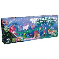 PUZZLE BOSQUE MÁGICO 1.5 METROS LARGO CONTIENE 200 PIEZAS QUE BRILLAN EN LA OSCURIDAD. INCLUYE 10 CARGAS CON DATOS 150X30X0,2CM