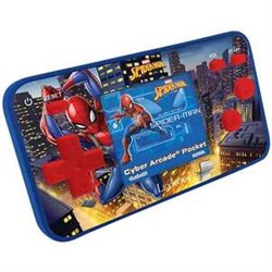 CONSOLA DE BOLSILLO CYBER ARCADE POCKET SPIDERMAN PANTALLA 1.8'' CON 150 JUEGOS INCLUIDOS.10 CON SPIDERMAN 14X13X3.50 CM