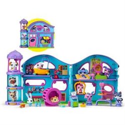 CASA DELUXE LITTLEST PET SHOP PLAYSET. INCLUYE VARIOS NIVELES PARA LAS ENTRAÑABLES FIGURAS. 29,21X59,69X11,43 CM