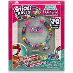 SET DE PULSERAS STICKI ROLLS ¡CREA IMPRESIONANTES PULSERAS CON TEMÁTICA HAWAII! INCLUYE 2 ROLLOS INTERCAMBIABLES