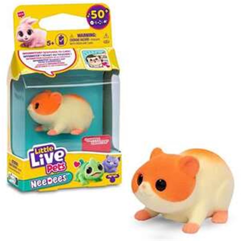 MASCOTA NEEDEES LITTLE LIVE PETS ES INTERACTIVA Y NECESITA TU AYUDA PARA SER FELIZ, CON MÁS DE 50 SONIDOS Y REACCIONES - MODELOS