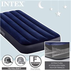 CAMA AIRE DURA-BEAM STANDARD CLASSIC DOWNY - 76x191x25 cm (azul)