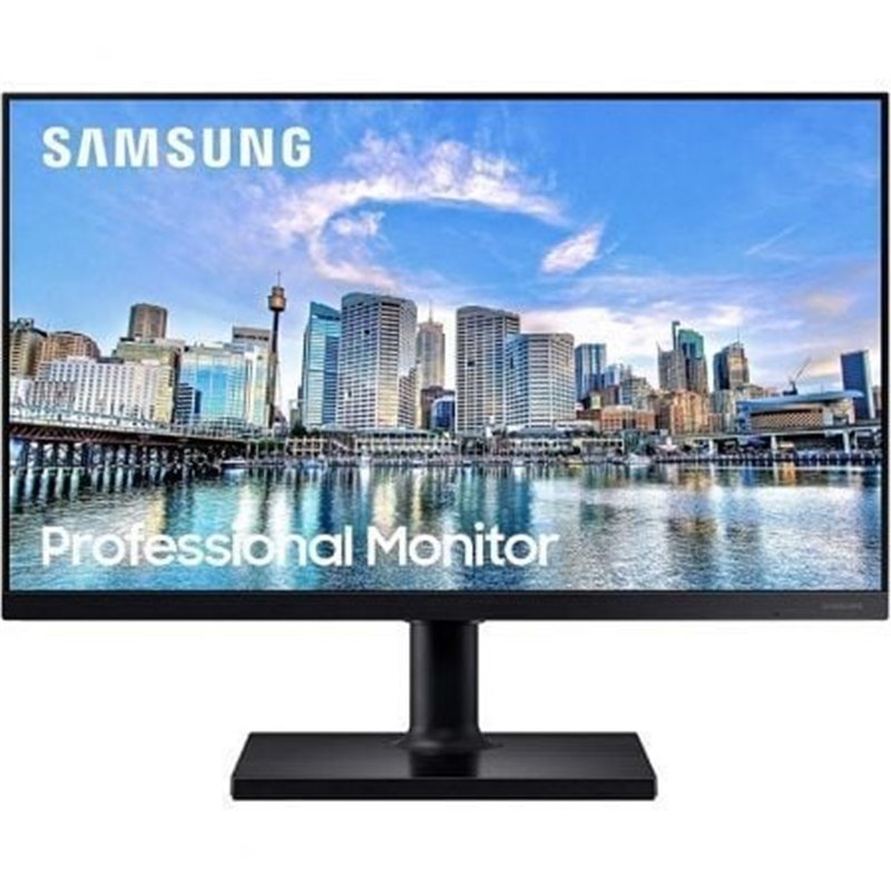 Monitor Profesional Samsung LF24T450FQR 24"/ Full HD/ Regulable en altura/ Negro