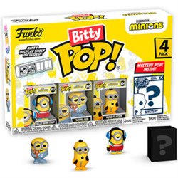 BLISTER 4 FIGURAS BITTY POP MINIONS SERIES 3