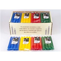 Velas Cilindrica, Pack 4 - 175x20 mm