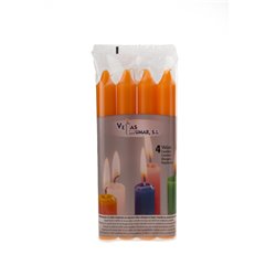 Velas Cilindrica, Pack 4 - 175x20 mm