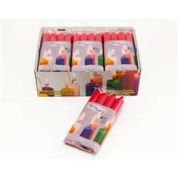 Velas Cilindrica, Pack 4 - 175x20 mm