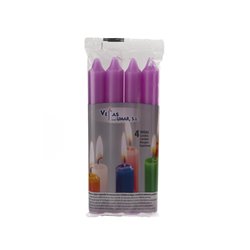 Velas Cilindrica, Pack 4 - 175x20 mm