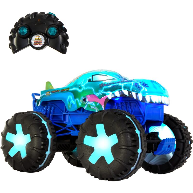 Coche radio control Mega Wrex Monster Trucks Hot Wheels