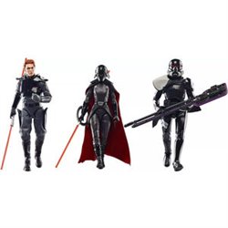 BLISTER 3 FIGURAS SECOND SISTER CAL KESTIS PURGE TROOPER FALLEM ORDER STAR WARS JEDI 15CM