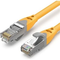 Cable de Red RJ45 SFTP Vention IBHYL Cat.6A/ 10m/ Amarillo