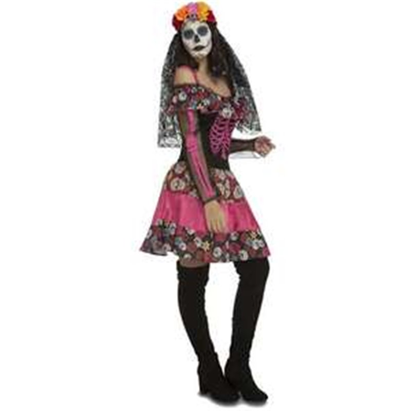 DISFRAZ DÍA DE LOS MUERTOS VESTIDO TALLA XXL