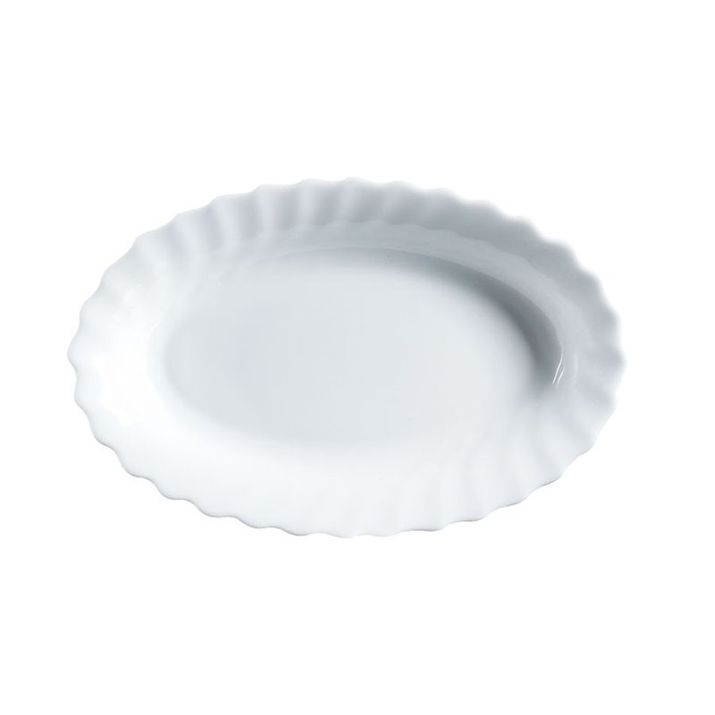 FUENTE ENSALADA OVAL BLANCA