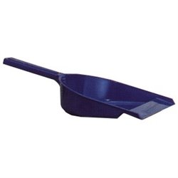 RECOGEDOR MANO PLASTICO AZUL CELESTE