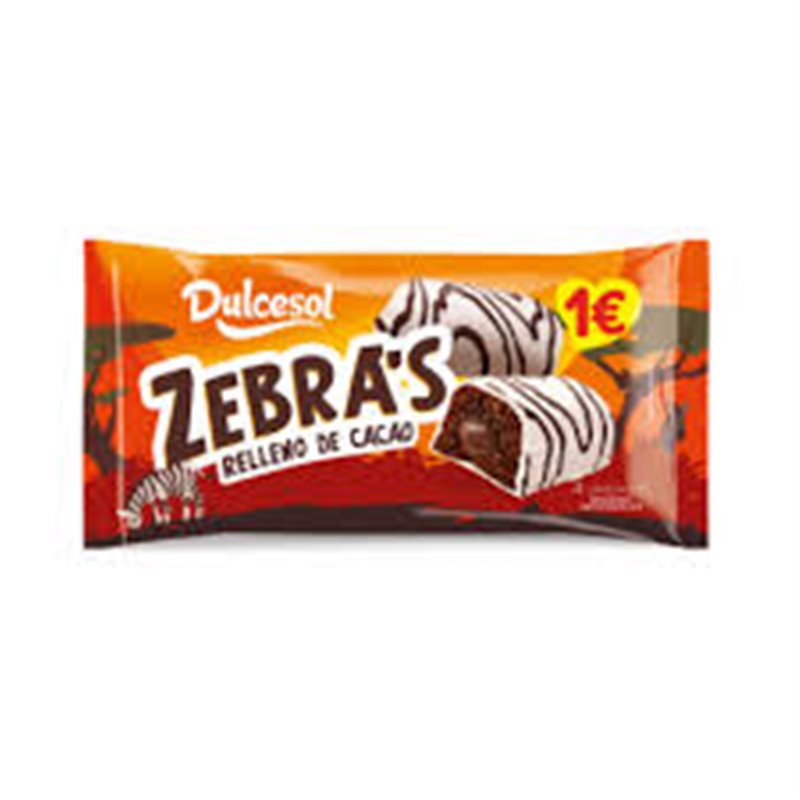 ZEBRAS RELLENO DE CACAO