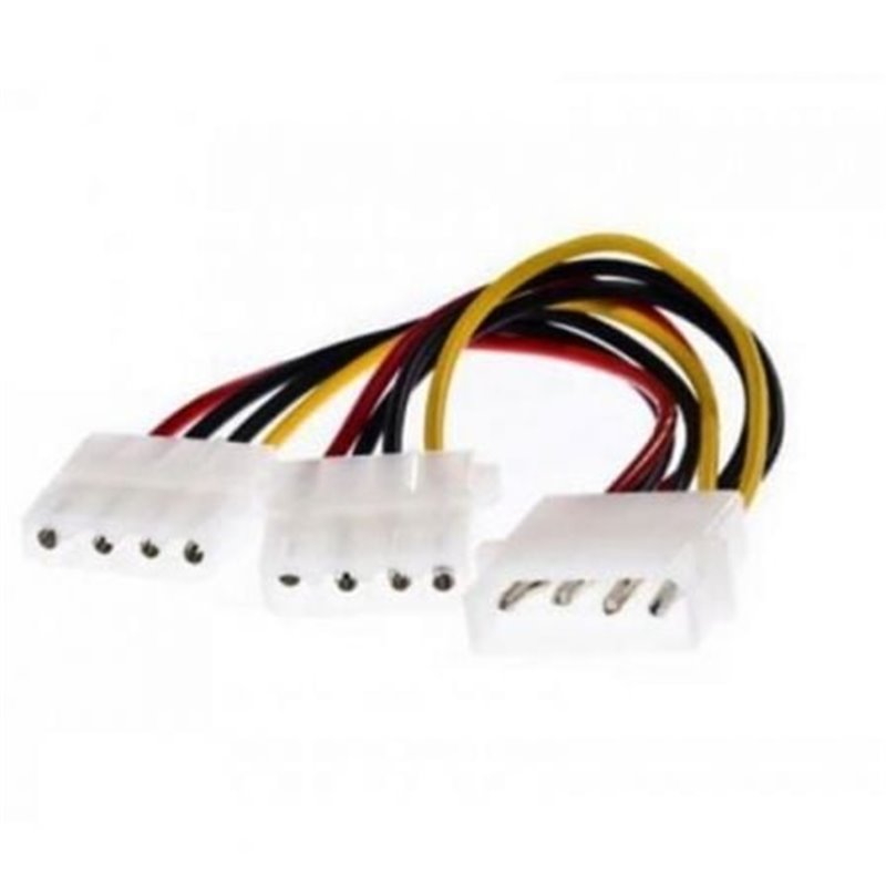 Cable Duplicador Molex 3GO CMOLEXY/ Molex Macho - 2x Molex Hembra