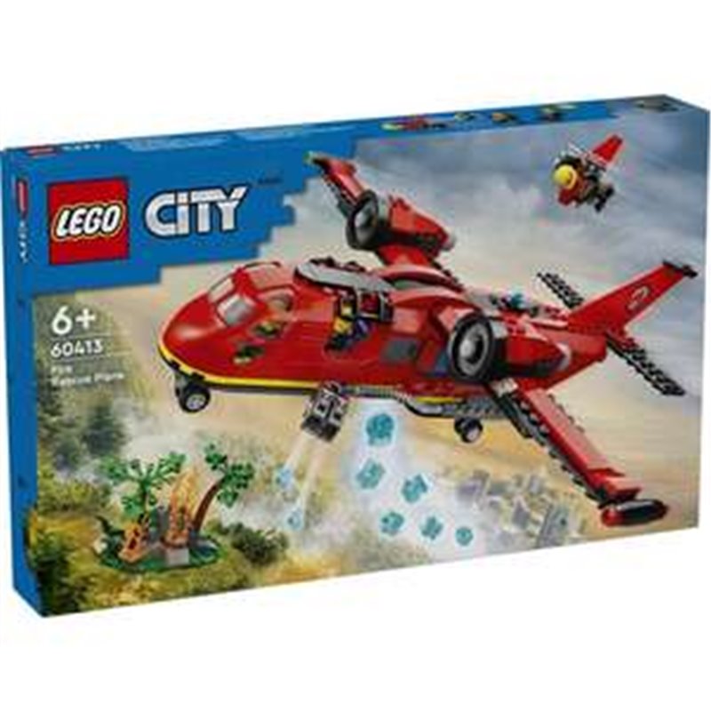 AVIÓN DE RESCATE DE BOMBEROS LEGO CITY