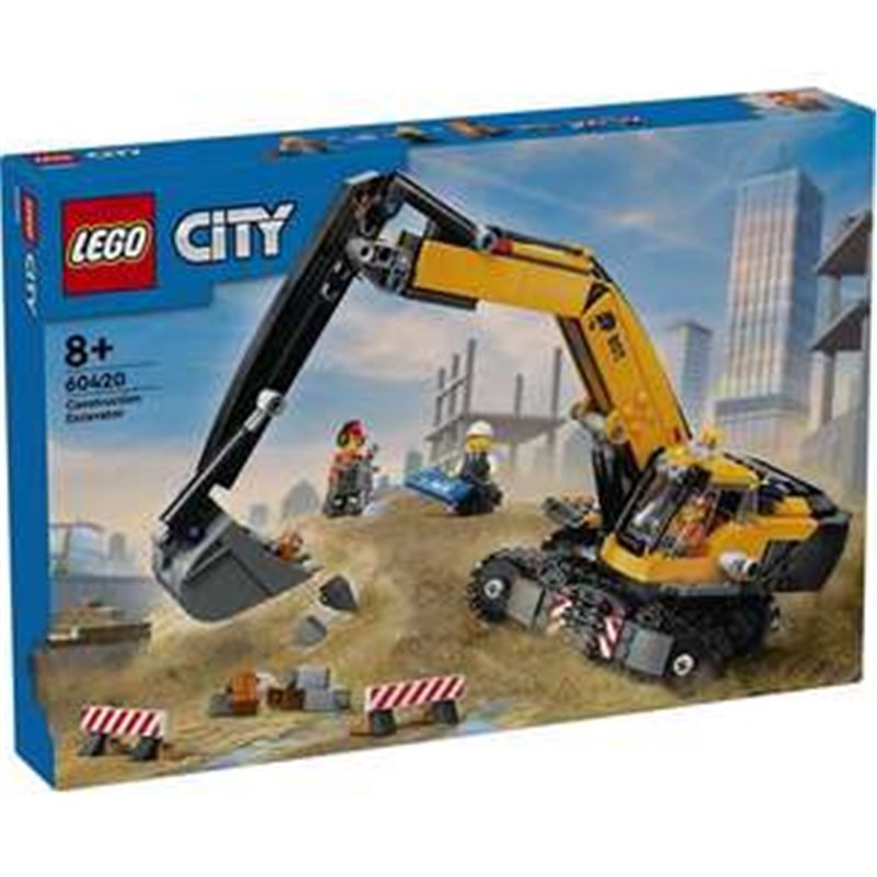 EXCAVADORA DE OBRA AMARILLA LEGO CITY