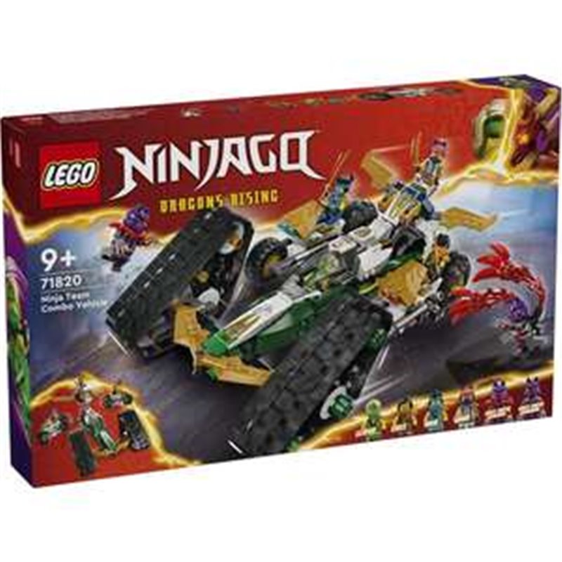 VEHÍCULO COMBINADO DEL EQUIPO NINJA LEGO NINJAGO