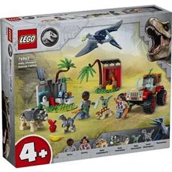 CENTRO DE RESCATE DE CRÍAS DE DINOSAURIO LEGO JURASSIC WORLD