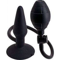 BUTT PLUG HINCHABLE S - NEGRO