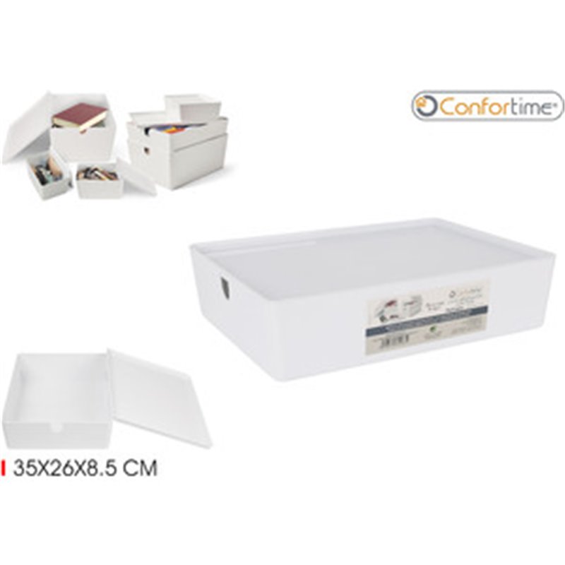 CAJA ORDENA.MULTIUSO TAPA 35X26X8.5 CONFORTIME