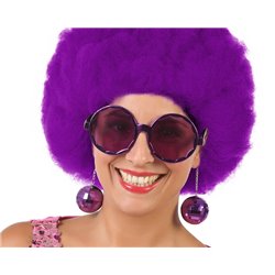 GAFAS CON BOLAS MORADO