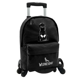 Mochila Miercoles y Cosa + Carro Toybags Miercoles 43cm