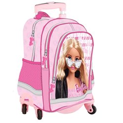 Mochila Fashion Barbie + Carro Toybags 41,5cm