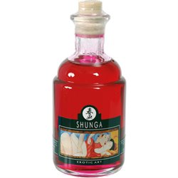 SHUNGA ACEITE AFRODISIACO BESOS INTIMOS EMOCION DE FRAMBUESA