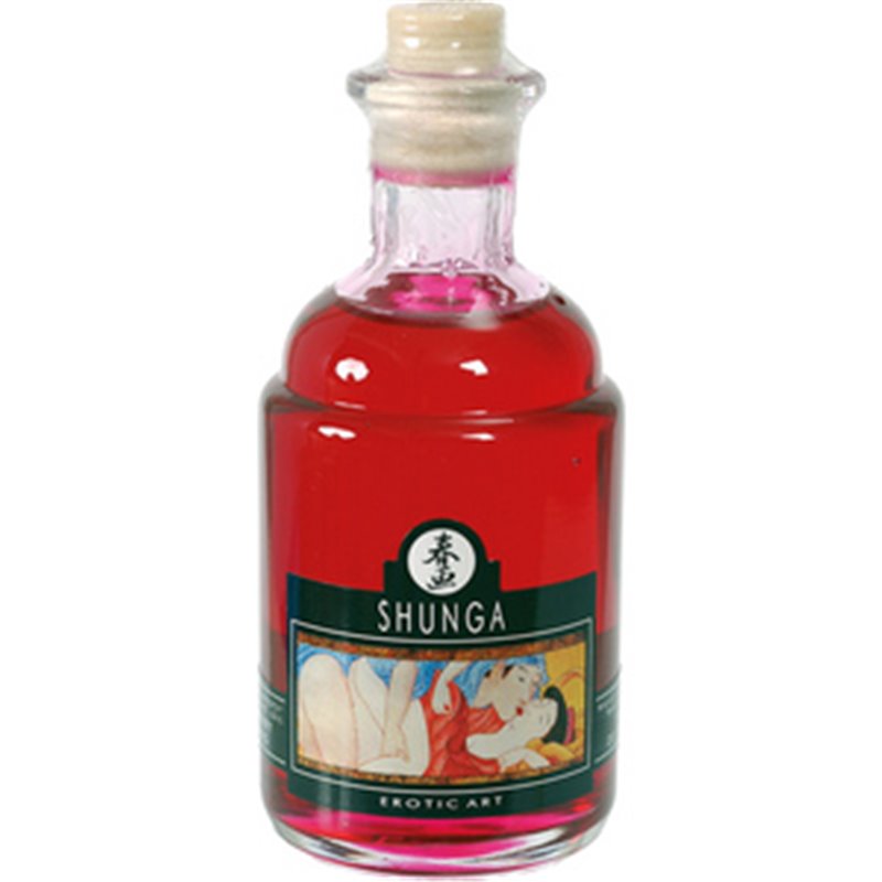 SHUNGA ACEITE AFRODISIACO BESOS INTIMOS EMOCION DE FRAMBUESA