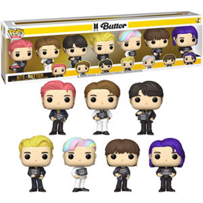 BLISTER 7 FIGURAS POP BTS BUTTER EXCLUSIVE