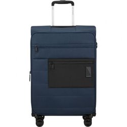 Maleta Mediana Samsonite Vaycay Spinner Expansible 66cm/ 66x43x30cm/ 4 Ruedas/ Azul Marino