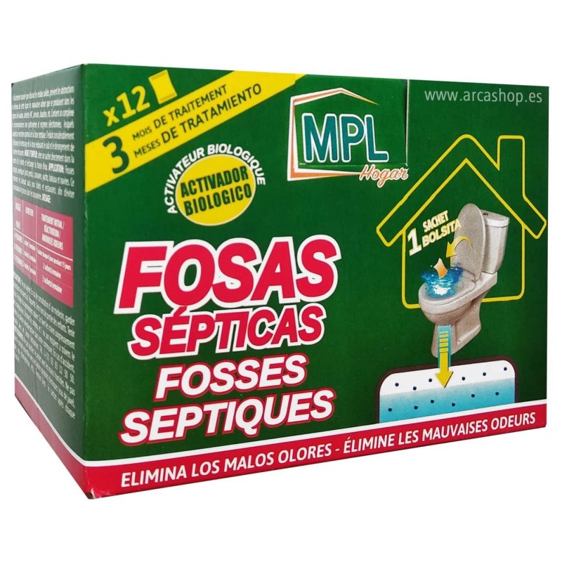 ACTIVADOR FOSAS SEPTICAS MPL C/20 SOBRES 20 GR