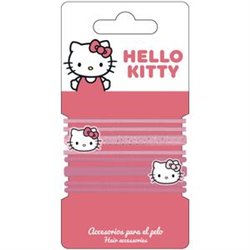 ACCESORIOS PELO ELÁSTICOS 8 PIEZAS HELLO KITTY