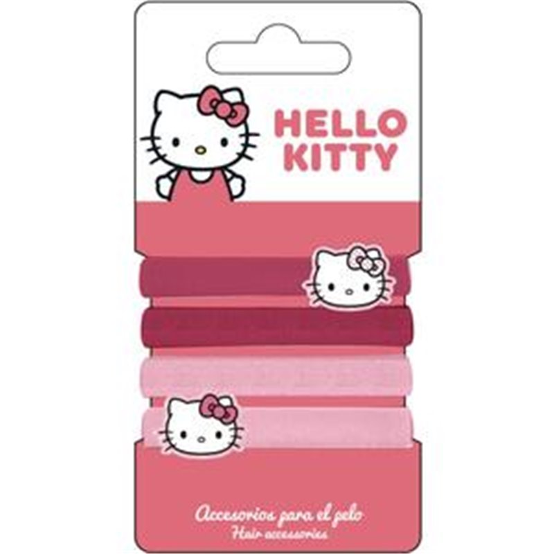 ACCESORIOS PELO COLETERO 4 PIEZAS HELLO KITTY