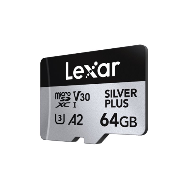 Lexar Professional SILVER PLUS 64 GB MicroSDXC UHS-I Clase 3