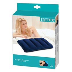 ALMOHADA HINCHABLE FLOCADA - 43x28x9 cm