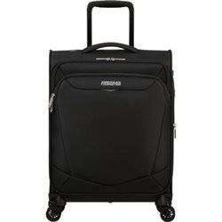 Maleta de Cabina American Tourister SummerRide Spinner 55cm/ 55x40x23cm/ 4 Ruedas/ Negra