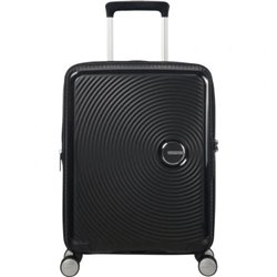 Maleta de Cabina American Tourister SoundBox Spinner 55cm/ 55x40x20cm/ 4 Ruedas/ Negra