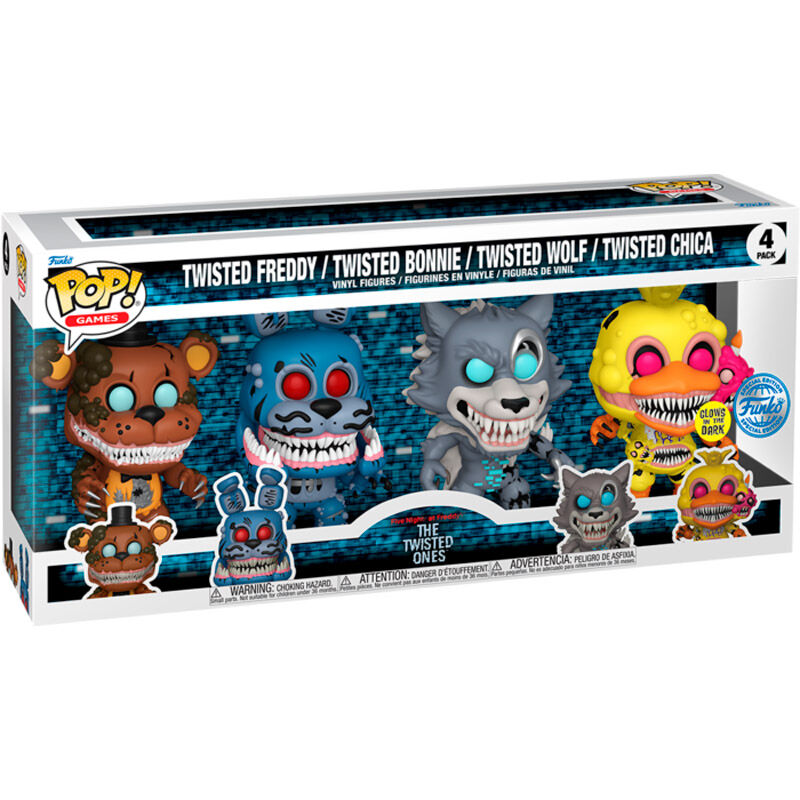 Blister 4 figuras POP Five Nights at Freddys Exclusive