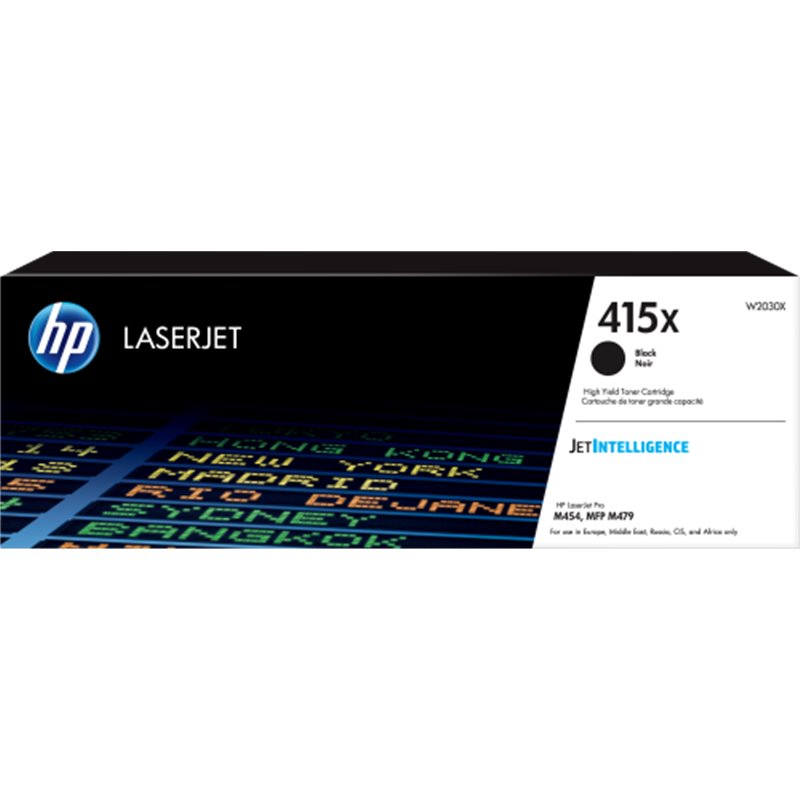 HP Cartucho de tóner Original LaserJet 415X negro de alta capacidad