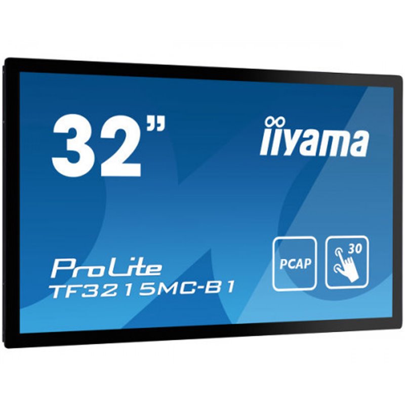 iiyama ProLite TF3215MC-B1 monitor pantalla táctil 81,3 cm (32") 1920 x 1080 Pixeles Single-touch Quiosco Negro