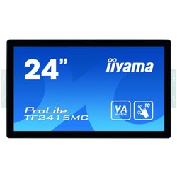 iiyama ProLite TF2415MC-B2 pantalla para PC 60,5 cm (23.8") 1920 x 1080 Pixeles Full HD VA Pantalla táctil Multi-usuario Negro